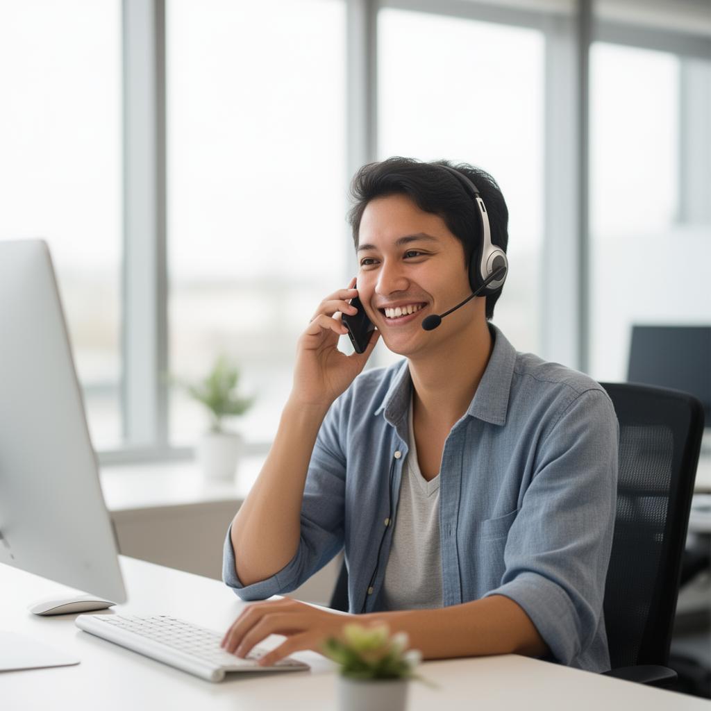 A licensed Mastercraft Benefits advisor speaking with a customer